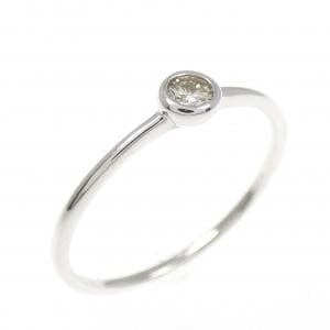 K18WG ダイヤモンド リング 0.10CT