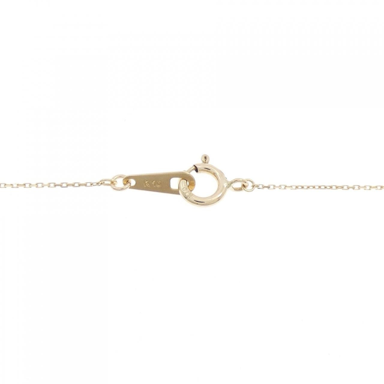 [BRAND NEW] K10YG Chalcedony Necklace