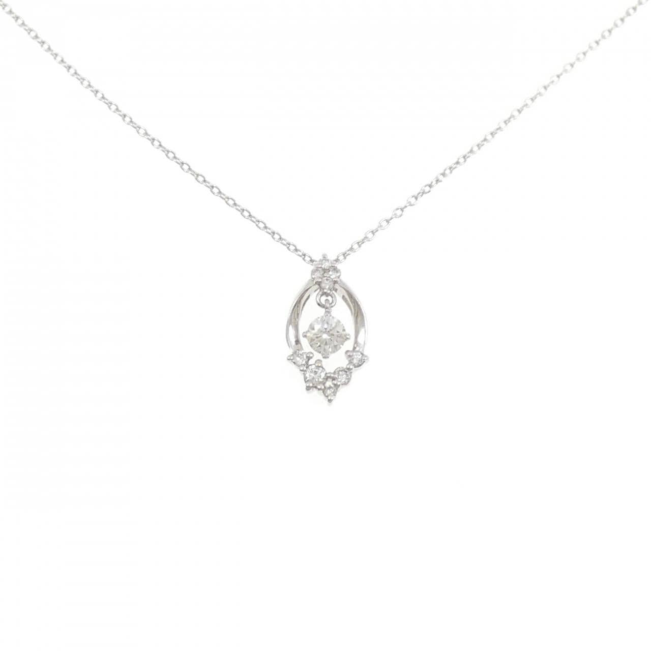 PT950/PT850 ダイヤモンド ネックレス 0.10CT