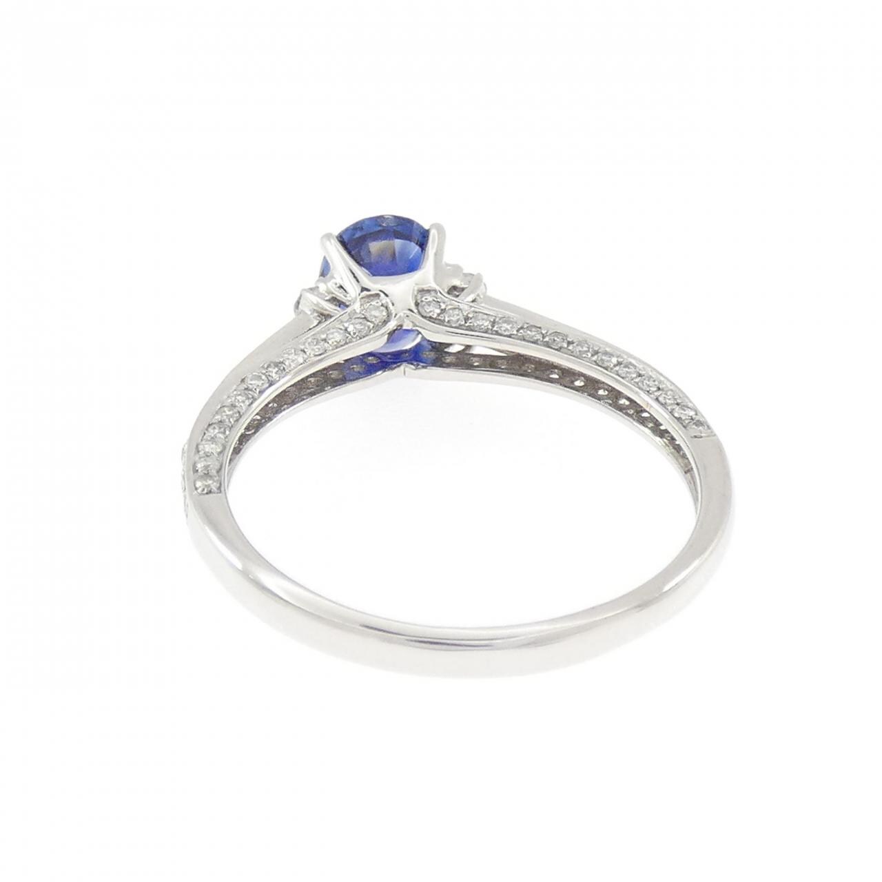 750WG サファイヤ リング 0.922CT