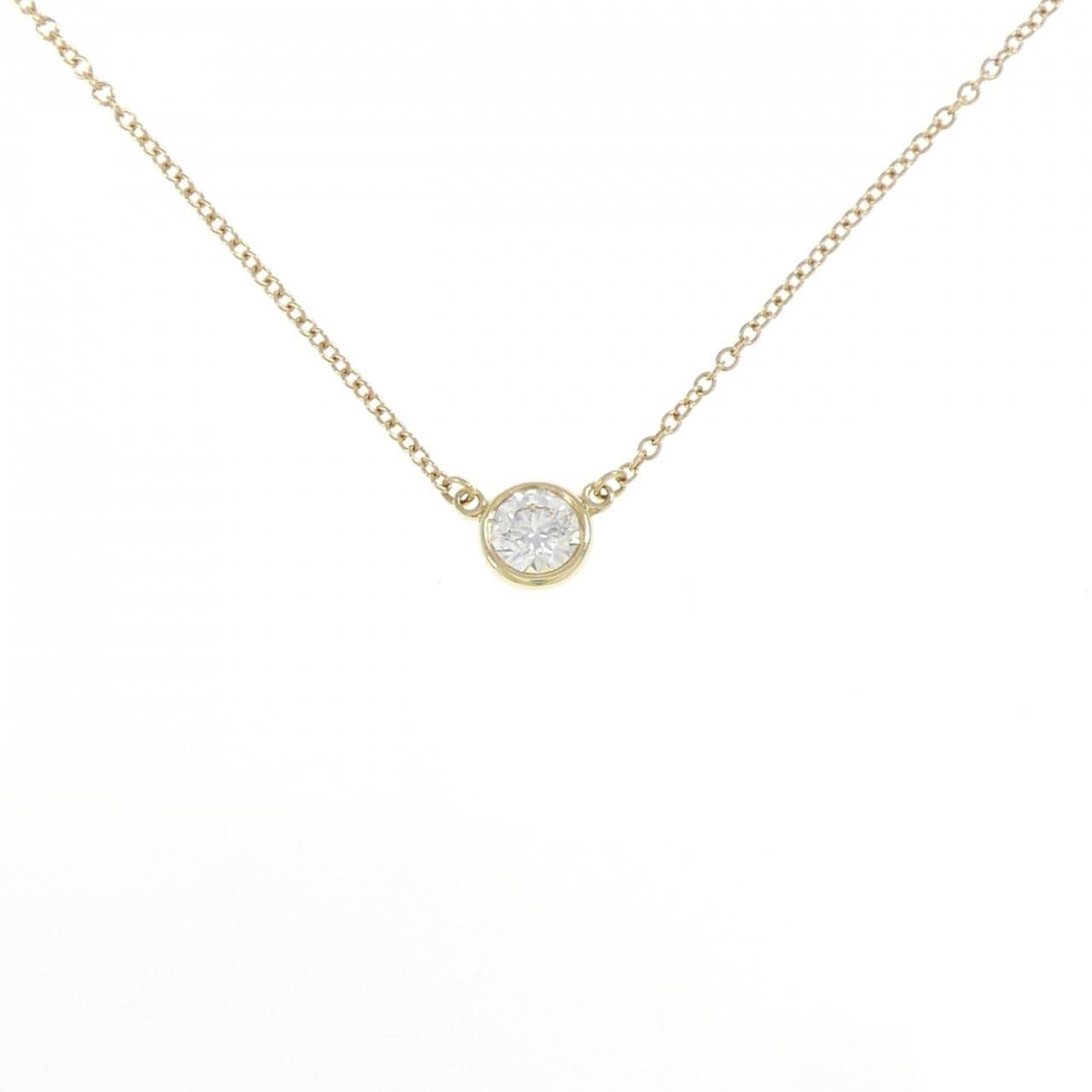 ティファニー バイザヤード ネックレス 0.28CT G VVS2 EXT