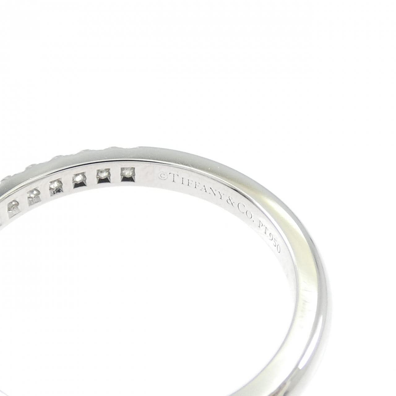 ティファニー ソレスト ハーフサークル リング