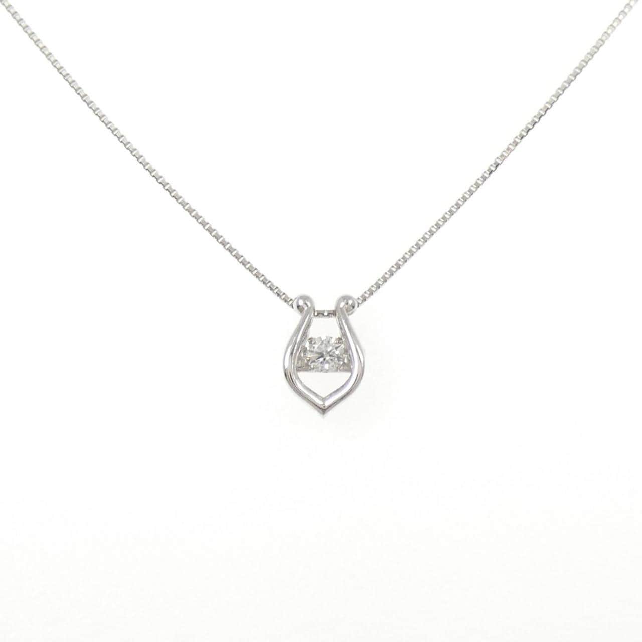 PT900/PT850 ダイヤモンド ネックレス 0.06CT