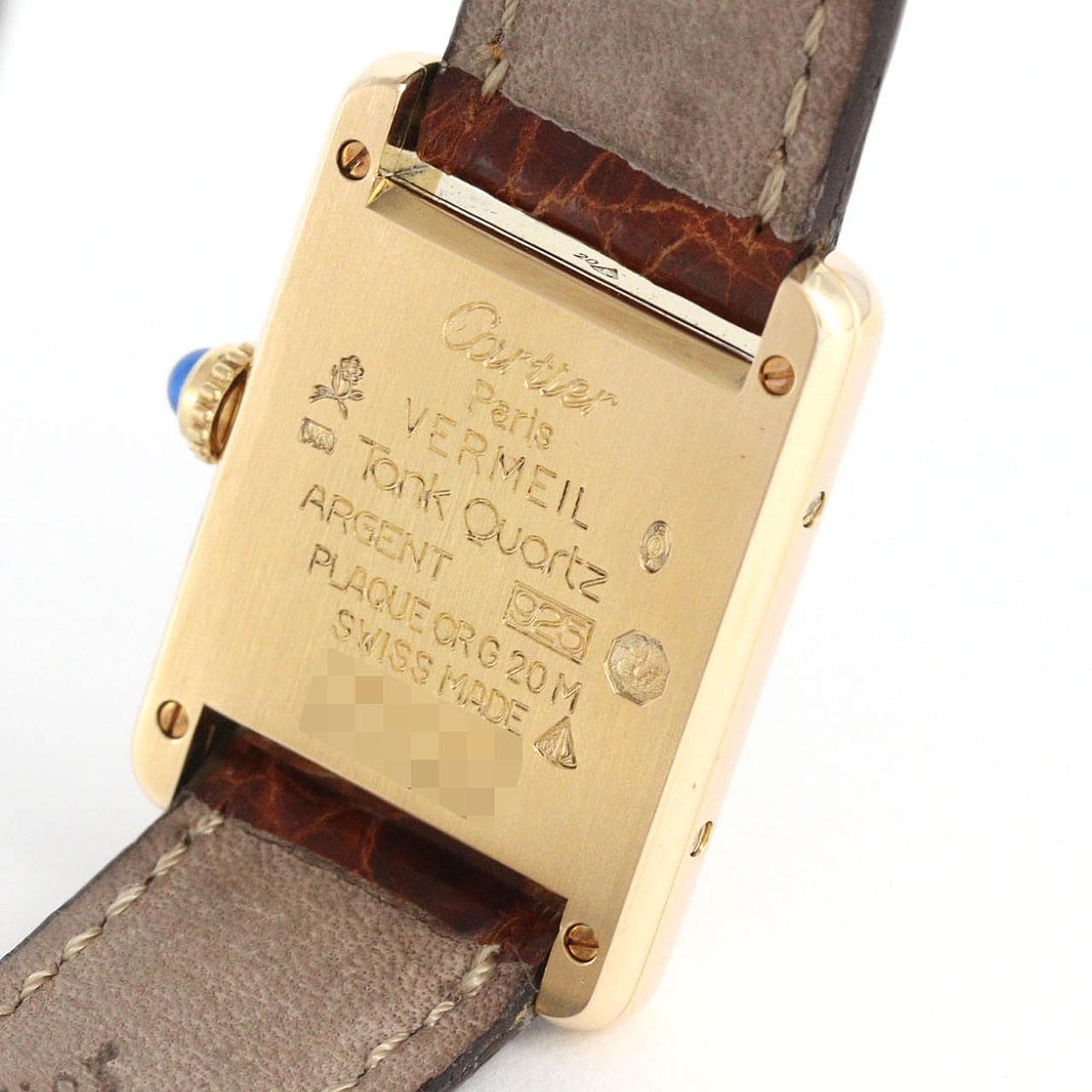 カルティエ マストタンクSM GP GP クォーツ