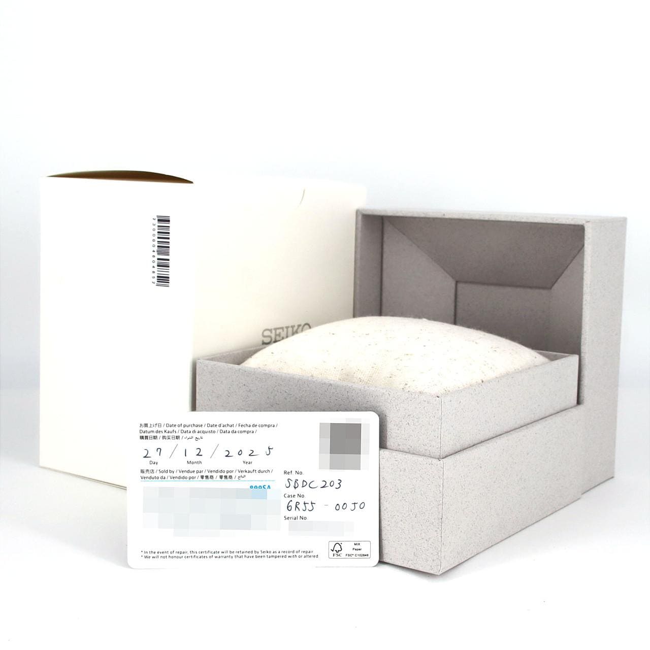 【ノーメンテナンス還元価格】セイコー プロスペックス 6R55-00J0/SBDC203 SS 自動巻