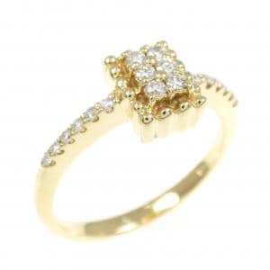 K18YG ダイヤモンド リング 0.16CT