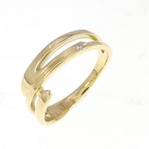 K18YG ダイヤモンド ピンキー リング 0.008CT