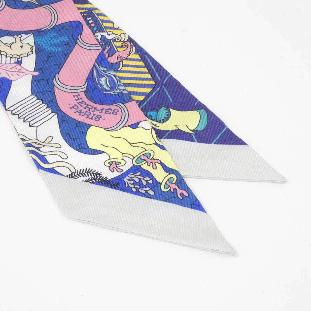 HERMES SPLASH PARK Twilly 063806S Scarf