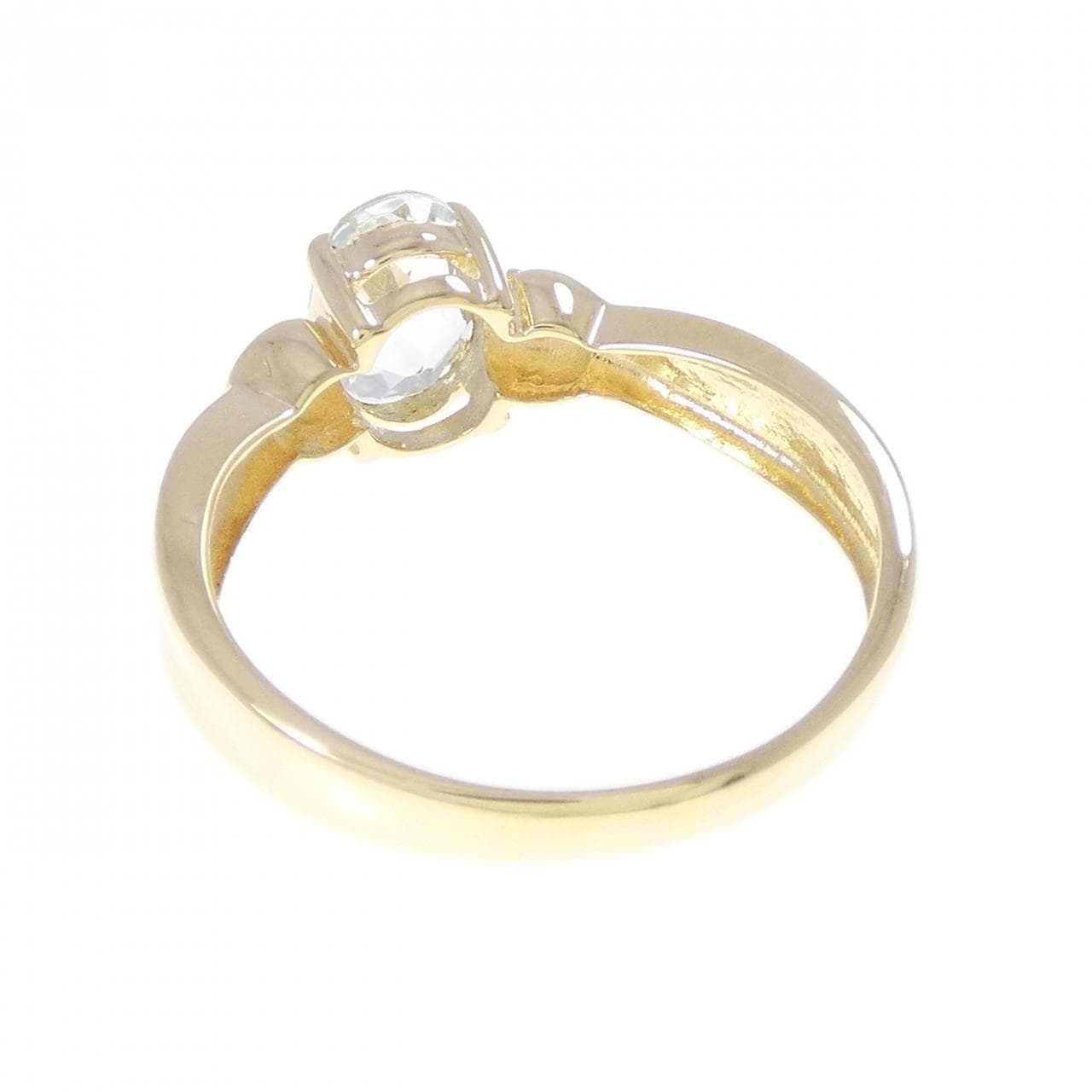 K18YG アクアマリン リング