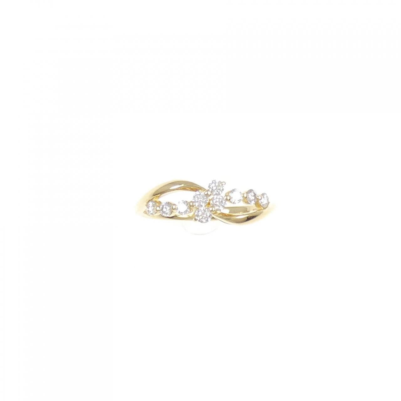 【新品】K18YG ダイヤモンド リング 0.25CT