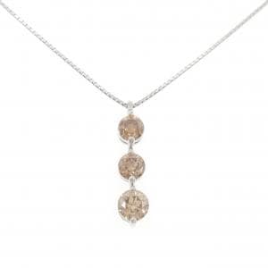 PT900/PT850 ダイヤモンド ネックレス 3.028CT
