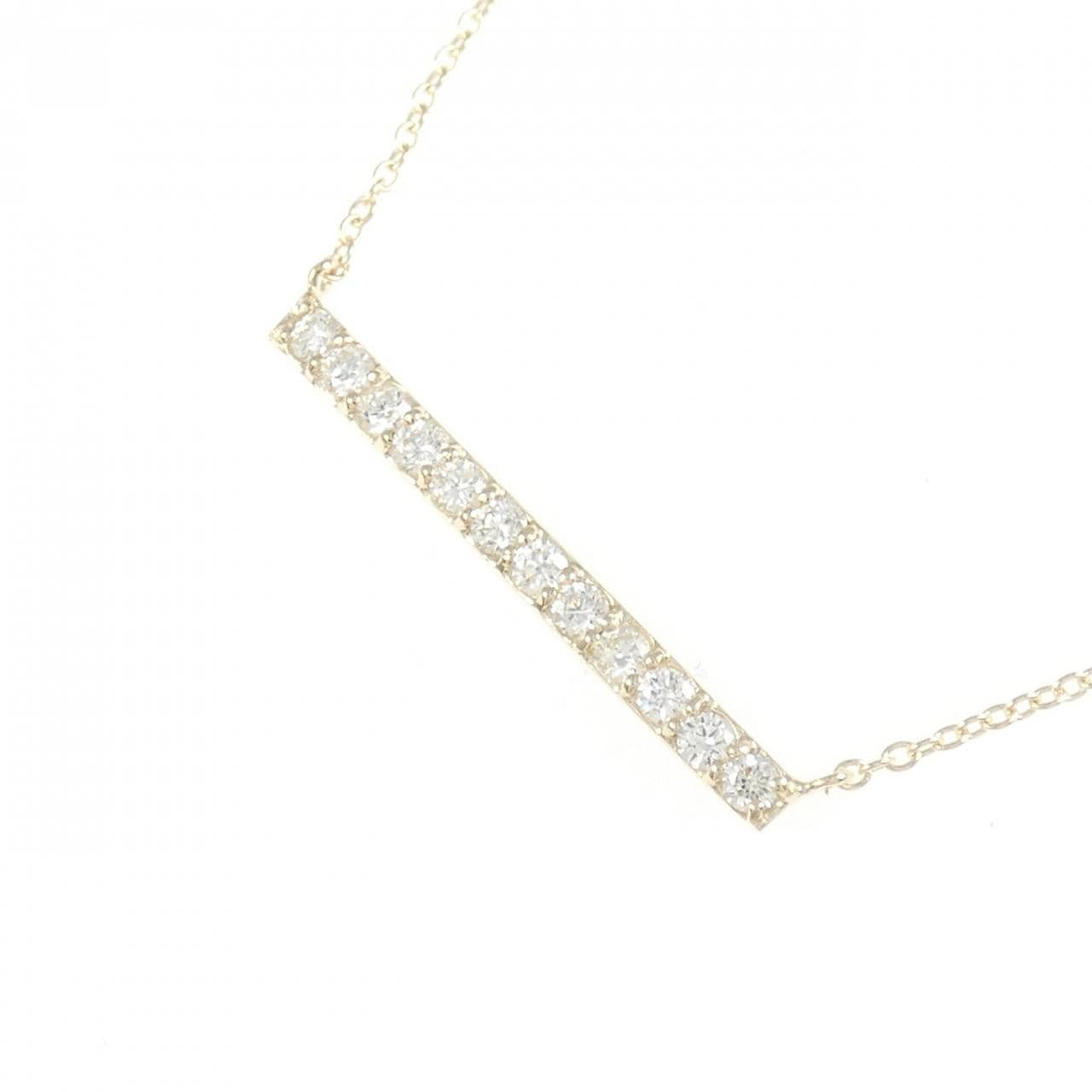 【リメイク】K10YG ダイヤモンド ネックレス 0.30CT