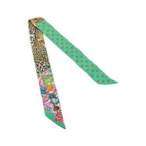 エルメス JUNGLE LOVE LOVE ツイリー 063513S スカーフ