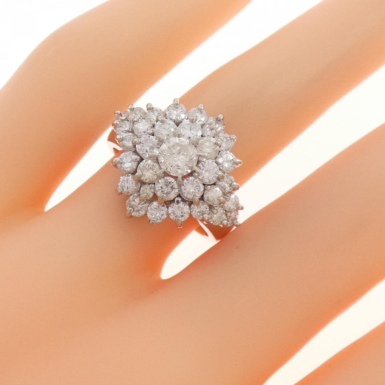 PT900 ダイヤモンド リング 2.00CT