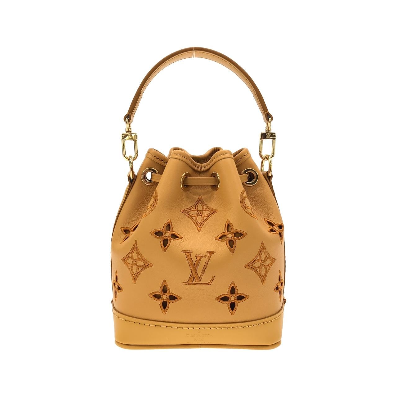 ルイヴィトン モノグラム LVブロデリー アングレース ナノ ノエ M82469 ショルダーバッグ