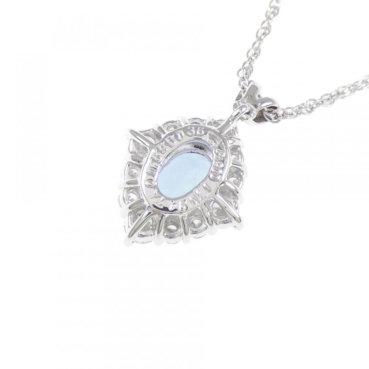 PT900/PT850 アクアマリン ネックレス 0.69CT