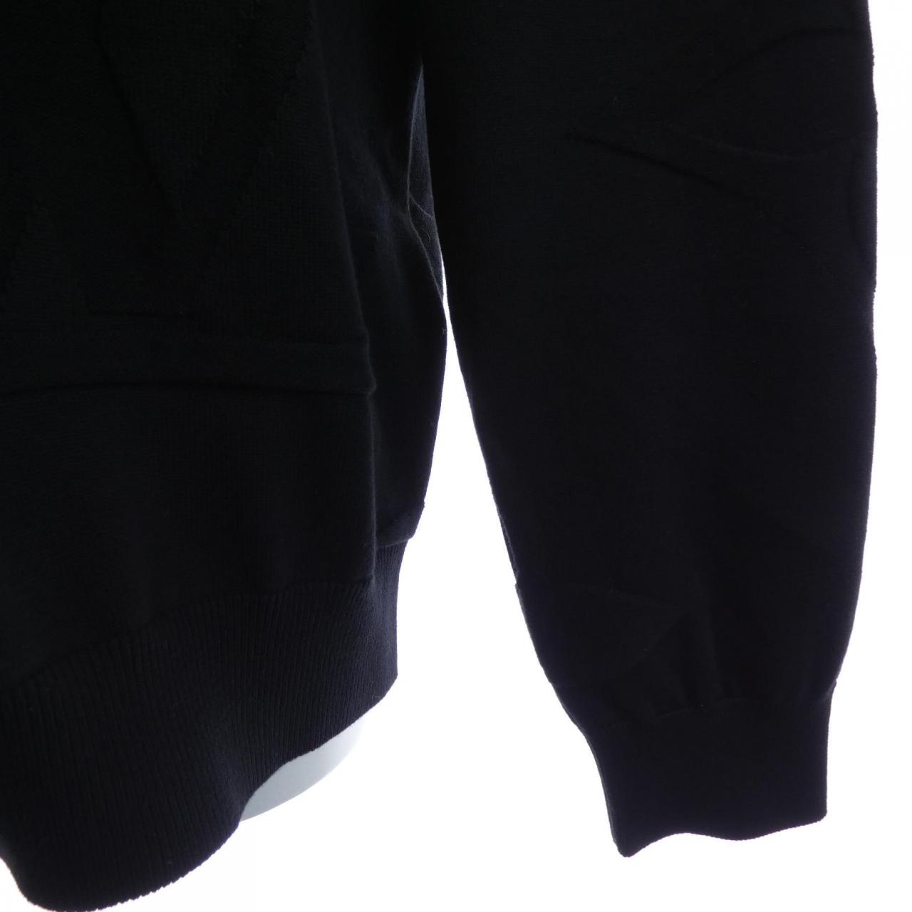 ルイヴィトン LOUIS VUITTON モノグラムロングスリーブコットンクルーネック HUN46WAUR ニット