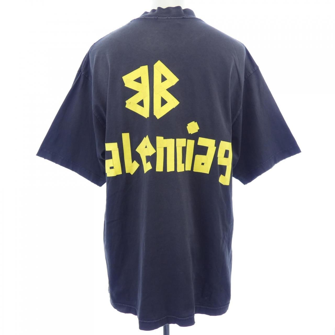 バレンシアガ BALENCIAGA TAPE TYPE Tシャツ ミディアムフィット 739784 TOVA9 UNISEX Tシャツ