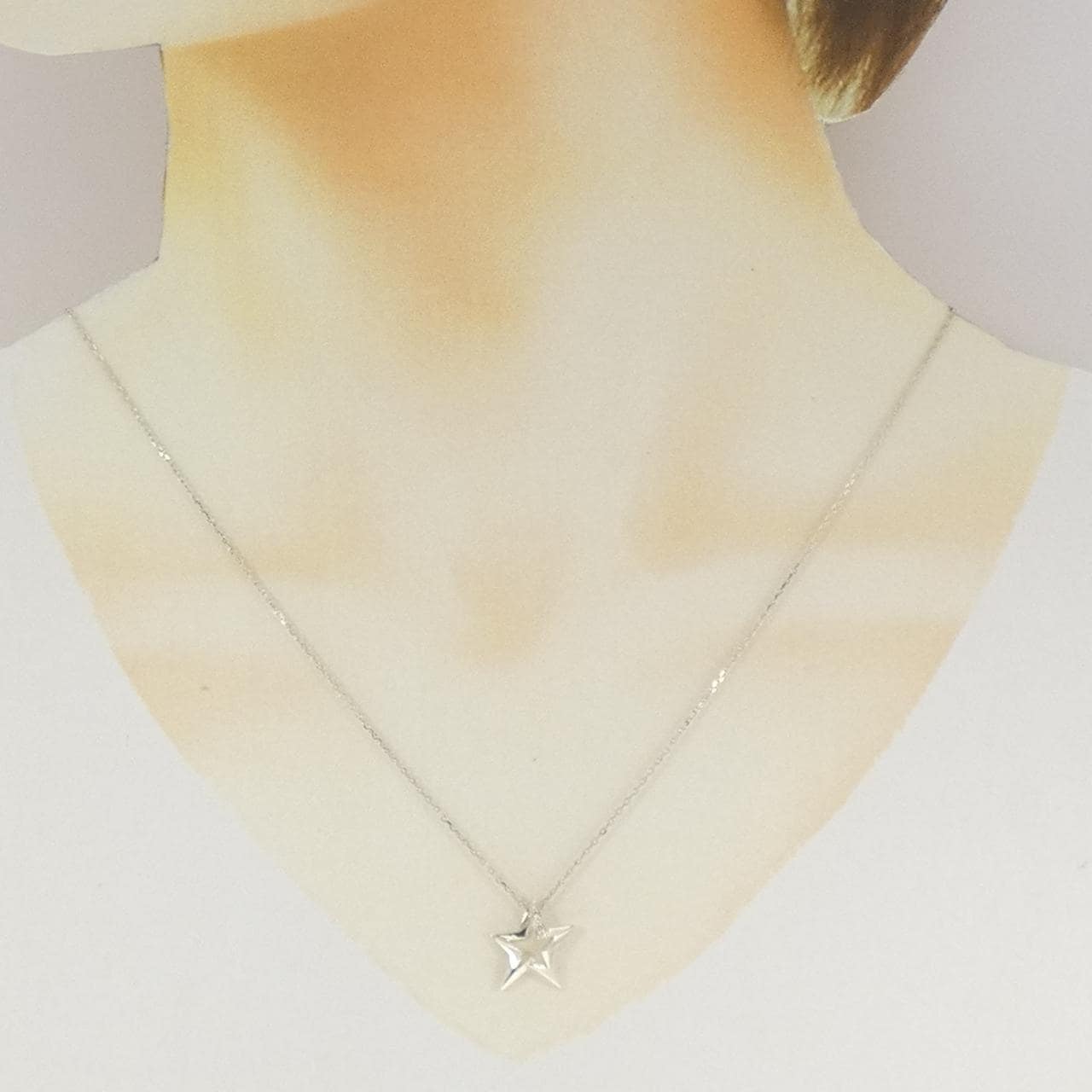 スタージュエリー ダイヤモンド ネックレス 0.01CT