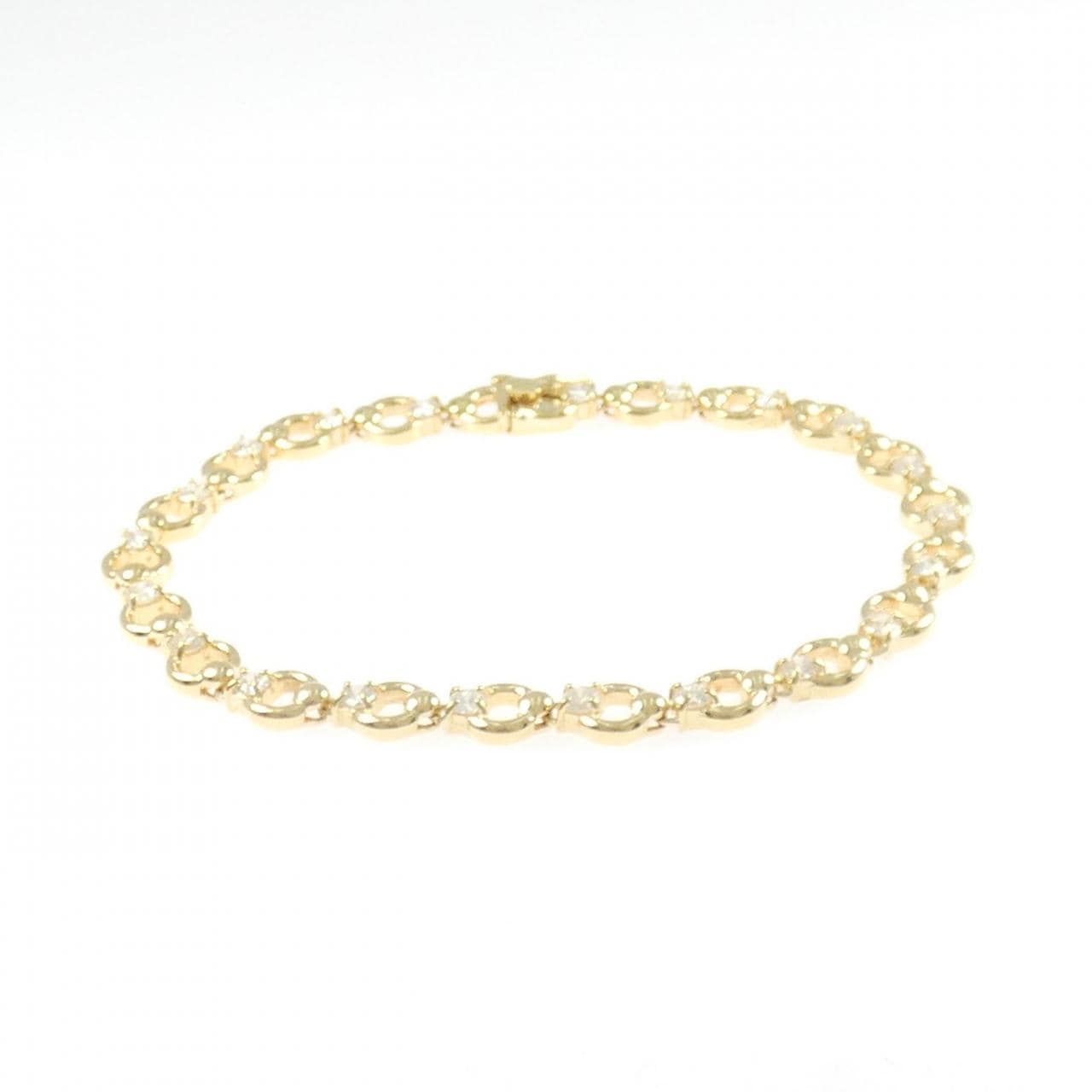 K18YG ダイヤモンド ブレスレット 1.81CT