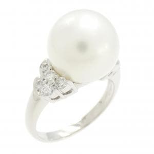 White Butterfly Pearl ring