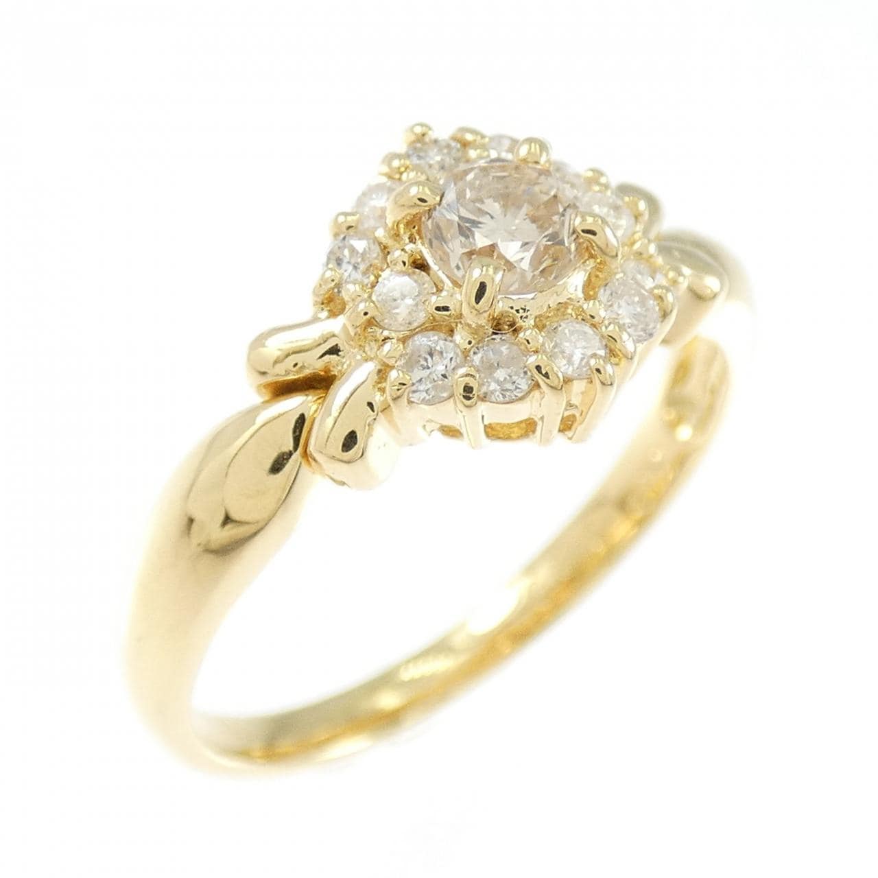 K18YG ダイヤモンド リング 0.20CT