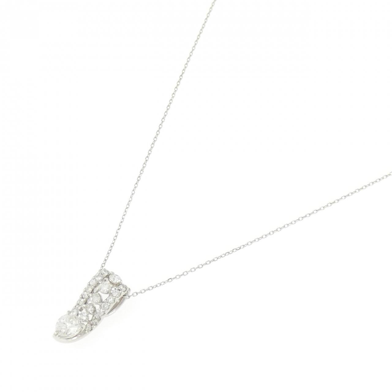 PT900/PT850 ダイヤモンド ネックレス 0.37CT