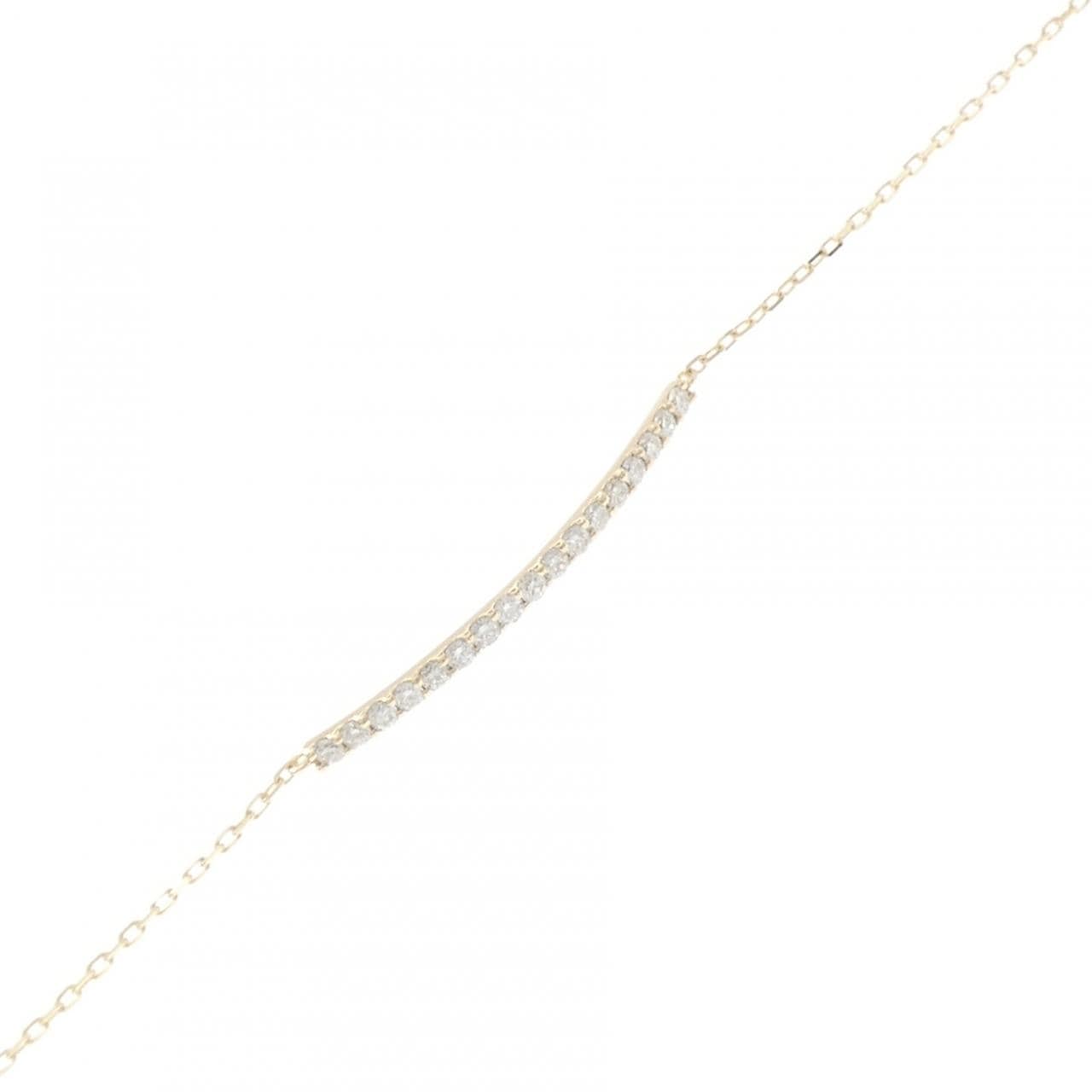 【リメイク】K10YG ダイヤモンド ブレスレット 0.24CT
