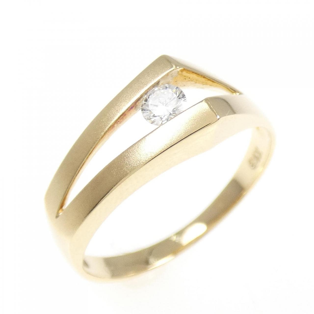 K18YG ダイヤモンド リング 0.10CT