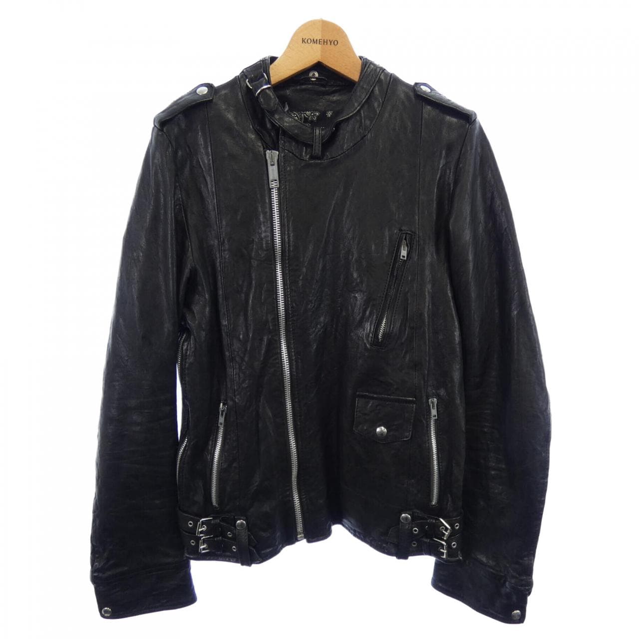 ゴールデングース GOLDEN GOOSE レザーライダースジャケット