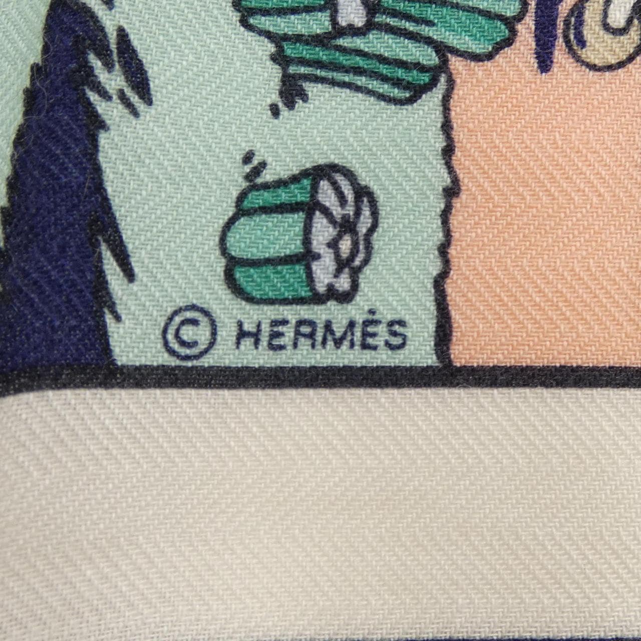 エルメス HERMES ロコモーション　LOCOMOTION H244098S カレジェアン140 ショール