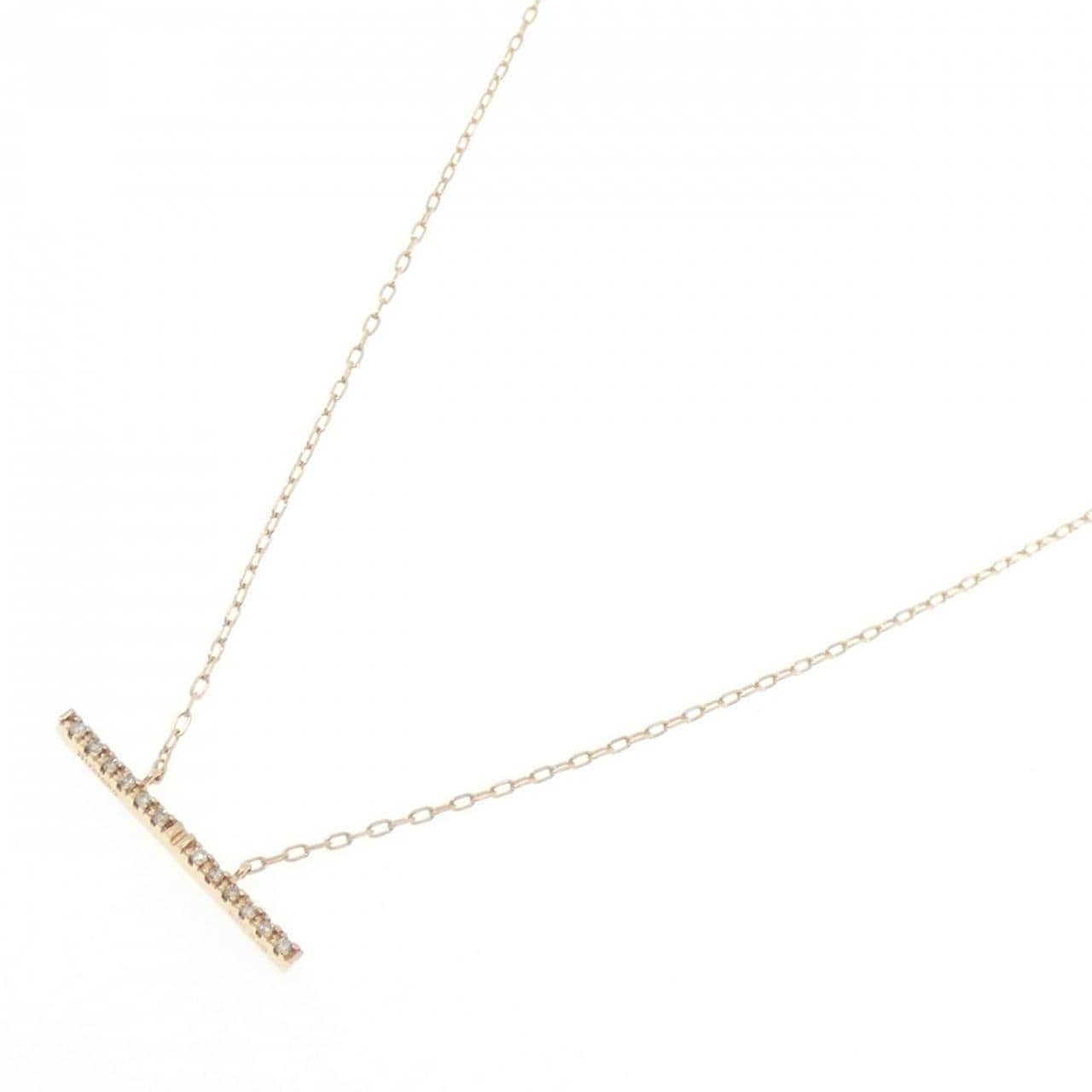 ヒロタカ トラペーズ ネックレス 0.06CT