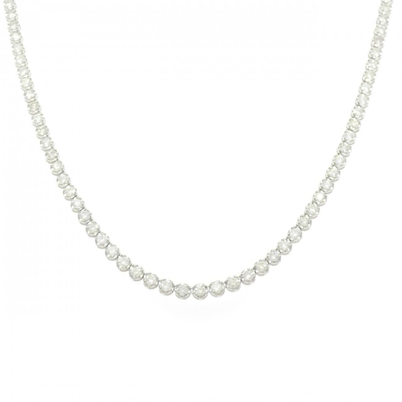 PT900 ダイヤモンド ネックレス 10.01CT