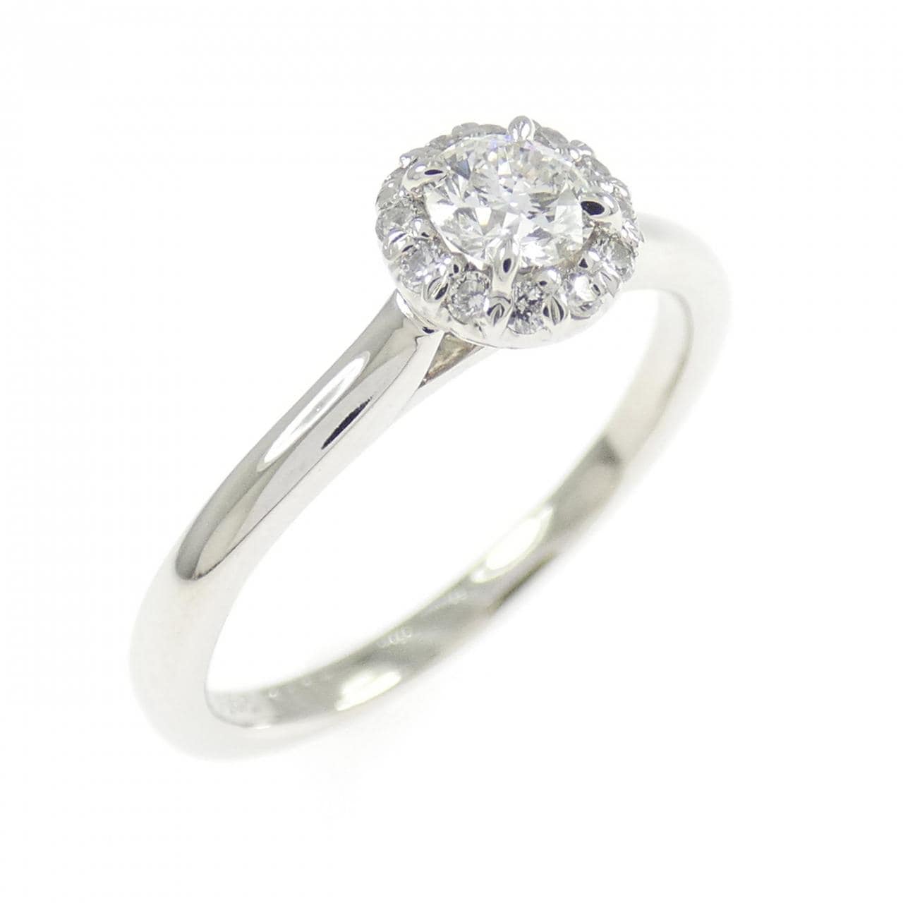 PT950 ダイヤモンド リング 0.192CT