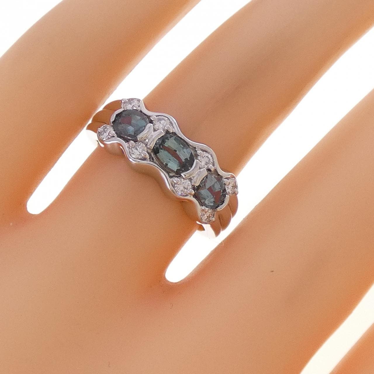 PT900 アレキサンドライト リング 0.99CT