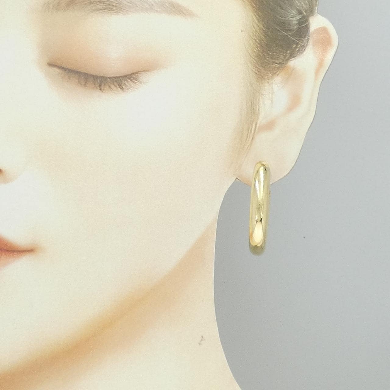 750YG フープ ピアス