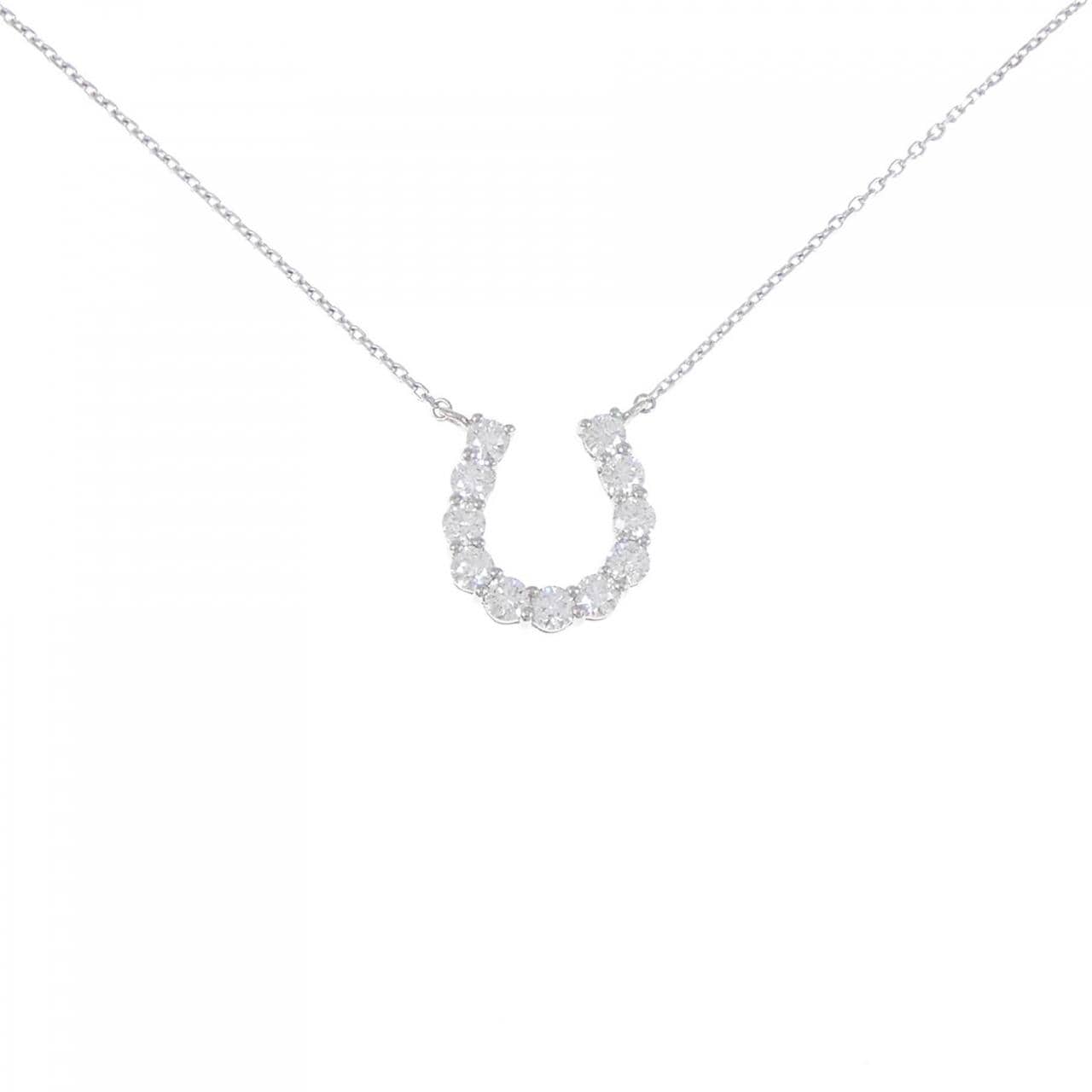 [BRAND NEW] PT Diamond Necklace 1.034CT D VVS2-SI1 EX-VG
