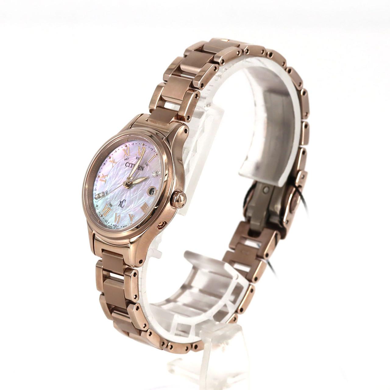 【新品】シチズン クロスシー 電波時計 H060-005VS08/ES9498-51D TI ソーラークォーツ