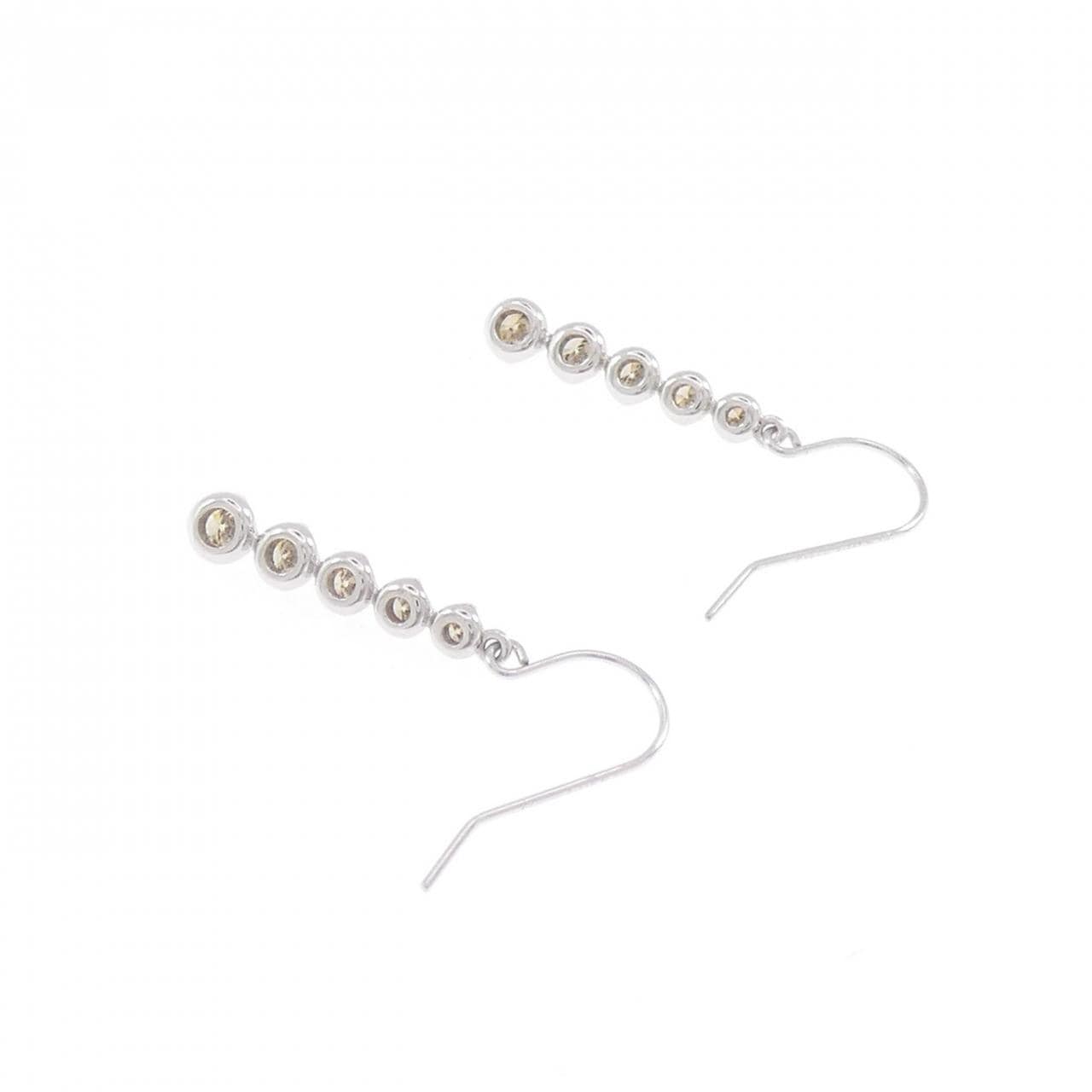 PT900/PT950 ダイヤモンド ピアス 0.30CT