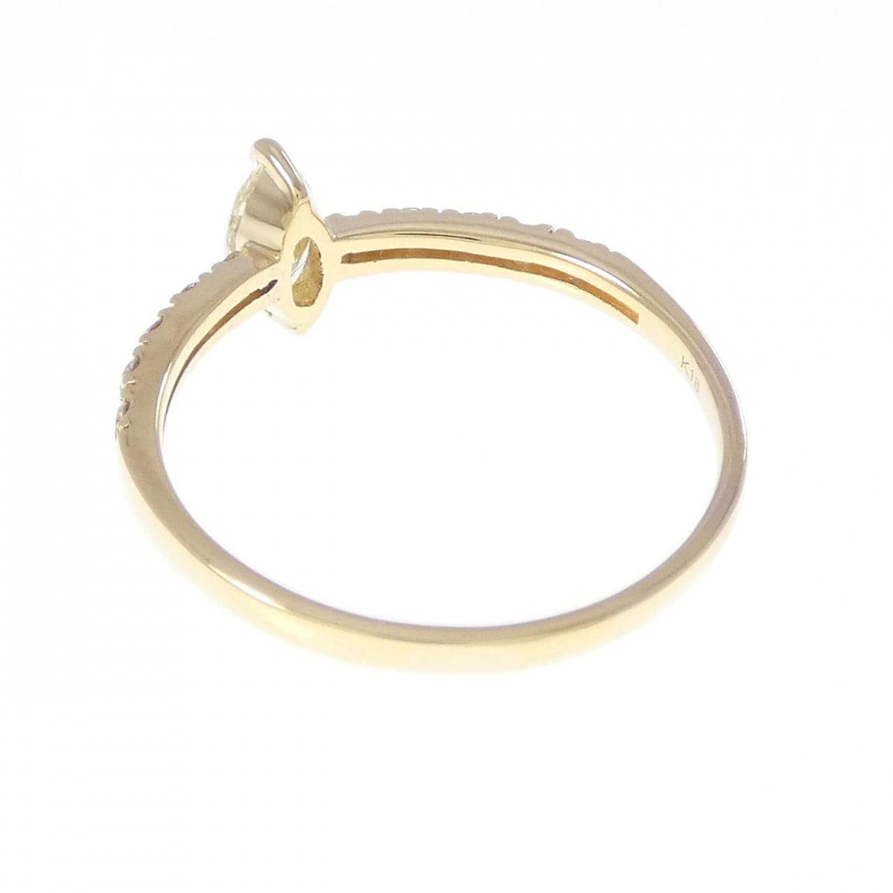 K18YG ダイヤモンド リング 0.321CT
