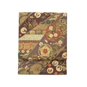 袋帯　麹塵染【となみ織物】