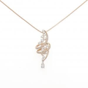 K18PG ダイヤモンド ネックレス 2.00CT
