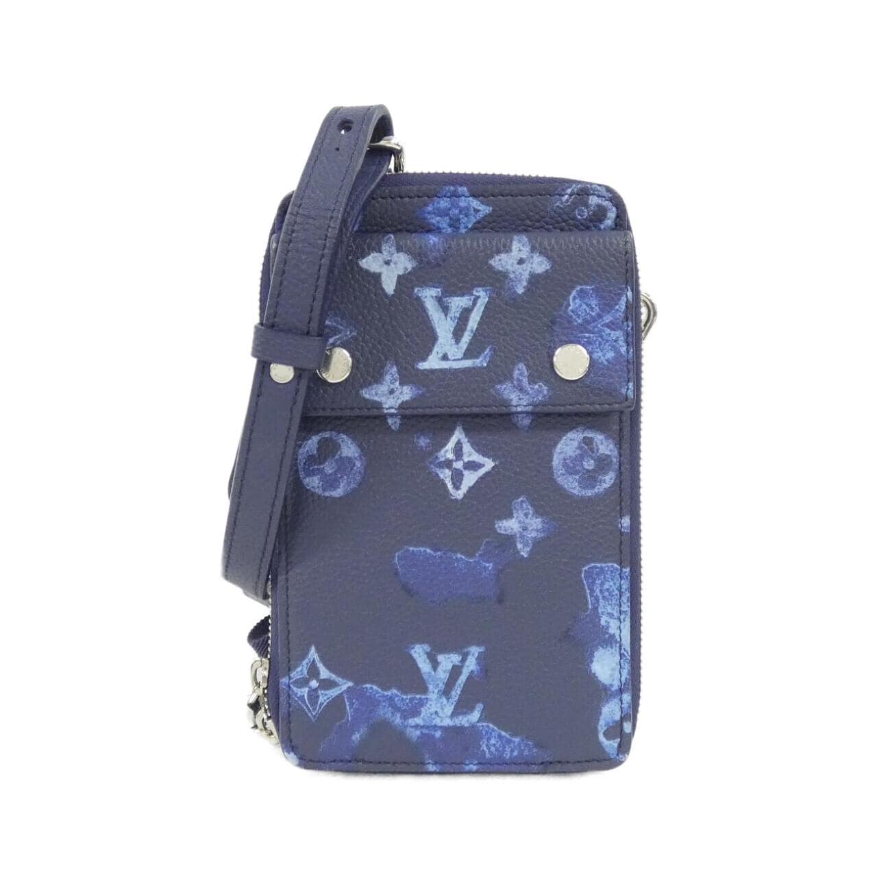 LOUIS VUITTON水彩Monogram手機袋 M80466 單肩包
