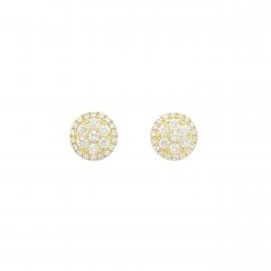 【リメイク】K18YG ダイヤモンド ピアス 0.60CT