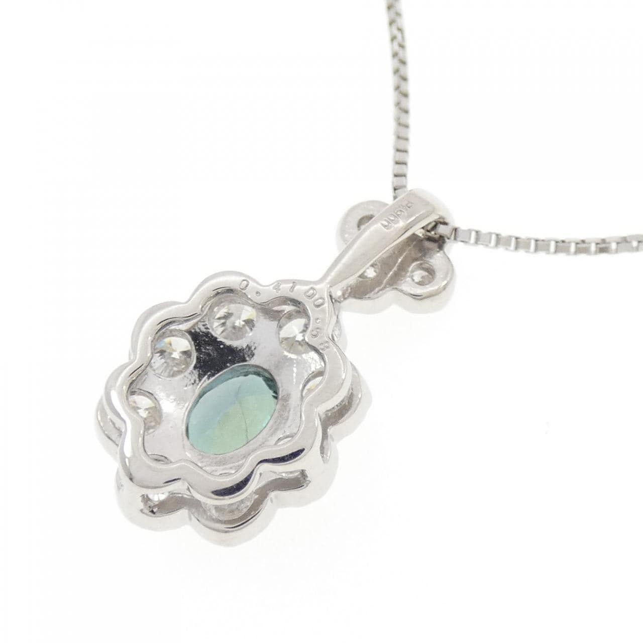PT900/PT850 アレキサンドライト ネックレス 0.41CT