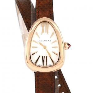 【新品】ブルガリ セルペンティ･ダブルスパイラル PG 102919/SPP32WGL PG･RG クォーツ