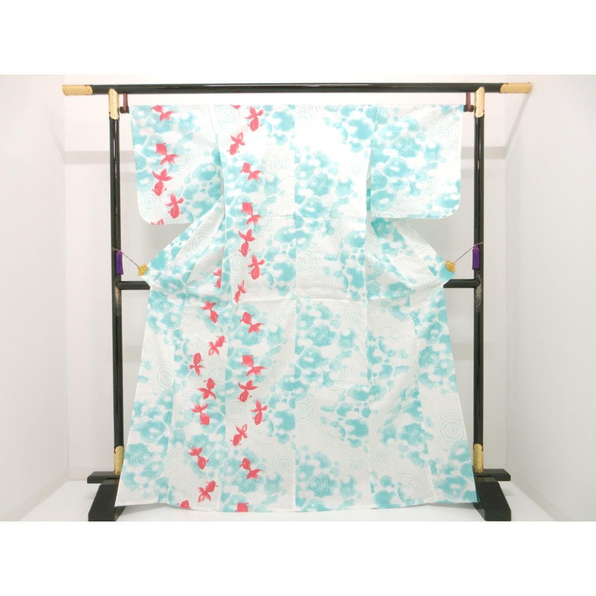 【新品】女ゆかた　片身替わり　トールサイズ