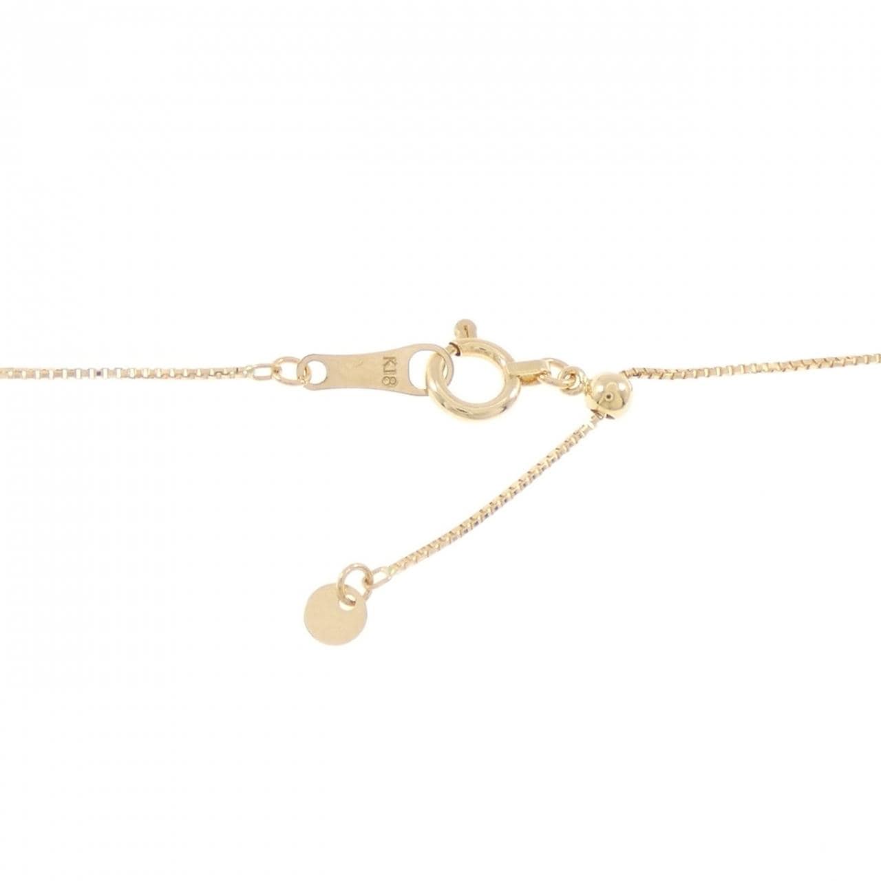 K18YG エメラルド ネックレス 0.7CT