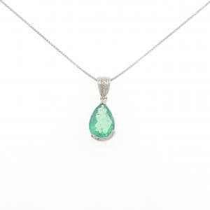 PT900/PT850 エメラルド ネックレス 1.14CT