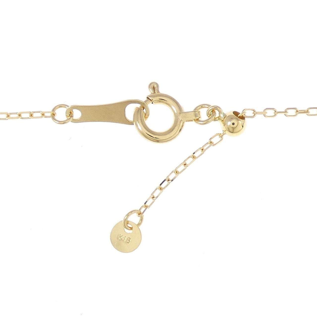 K18YG ダイヤモンド ネックレス 0.30CT